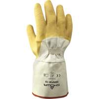 Gants robustes 99NFW, 10/Grand, R&ecirc;vetement Latex de caoutchouc, Enveloppe en Coton Sécurité Médic